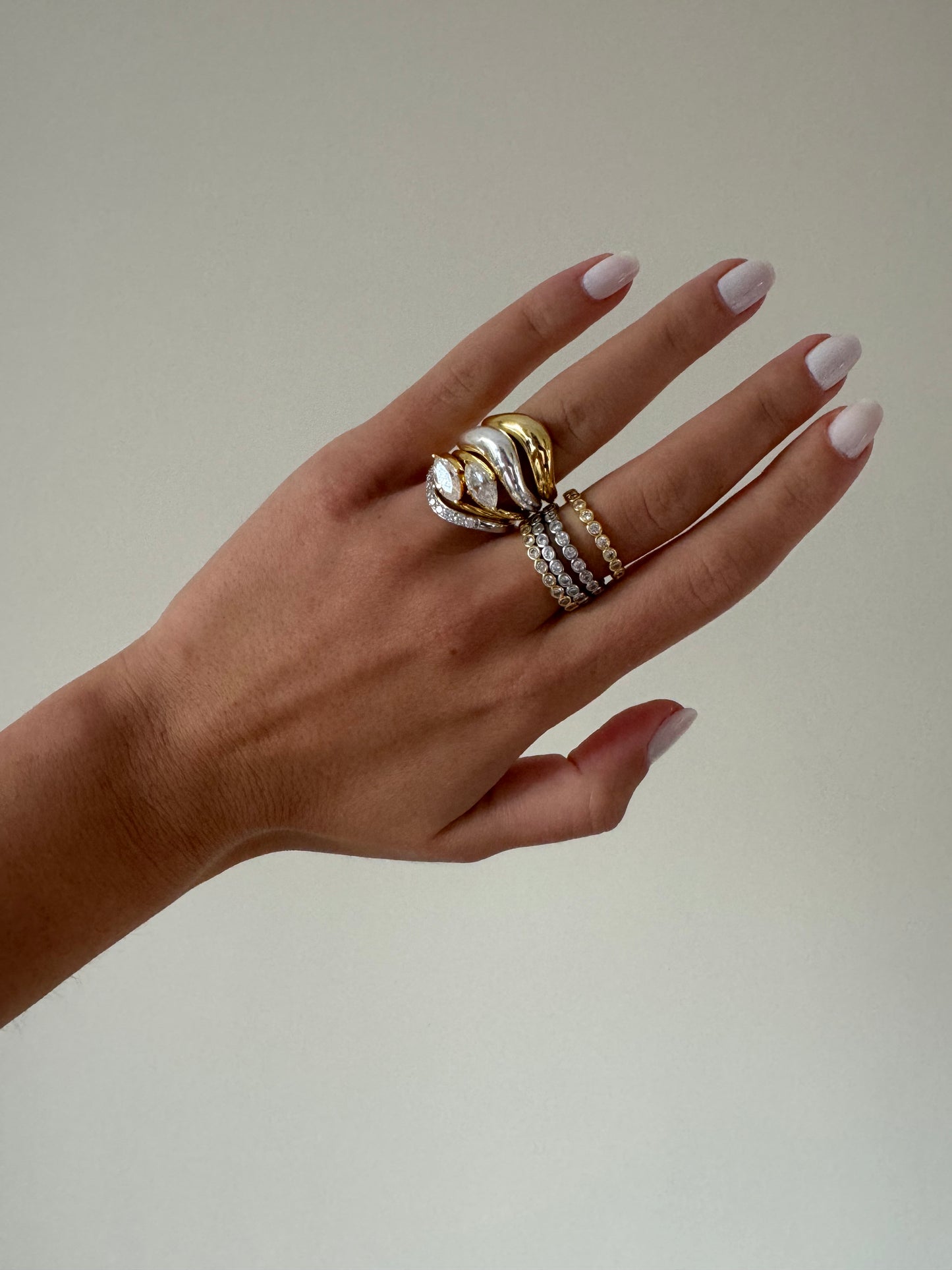 Wave Silver Ring